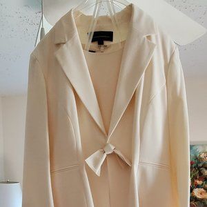 Anne Klein Jacket Dress, Cream, 12 petite